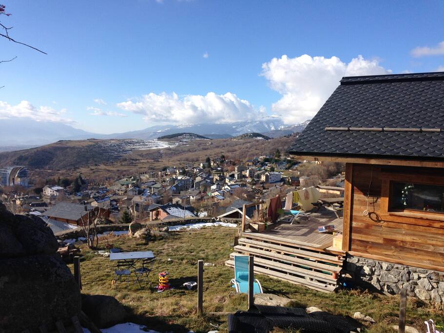 Vue depuis chalet - côté sud-ouest