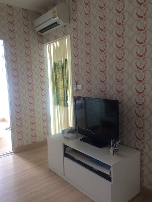 Have wifi , tv in living room and air condition
