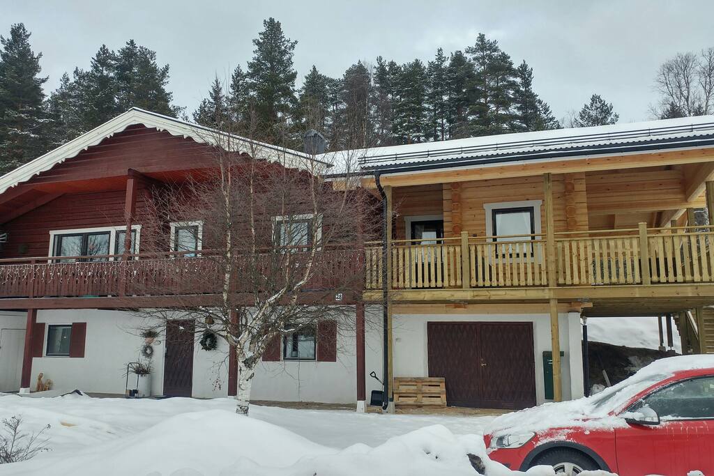 In 2017 we have been building one more room upstairs for our own use. But downstairs we are doing relax and sauna.