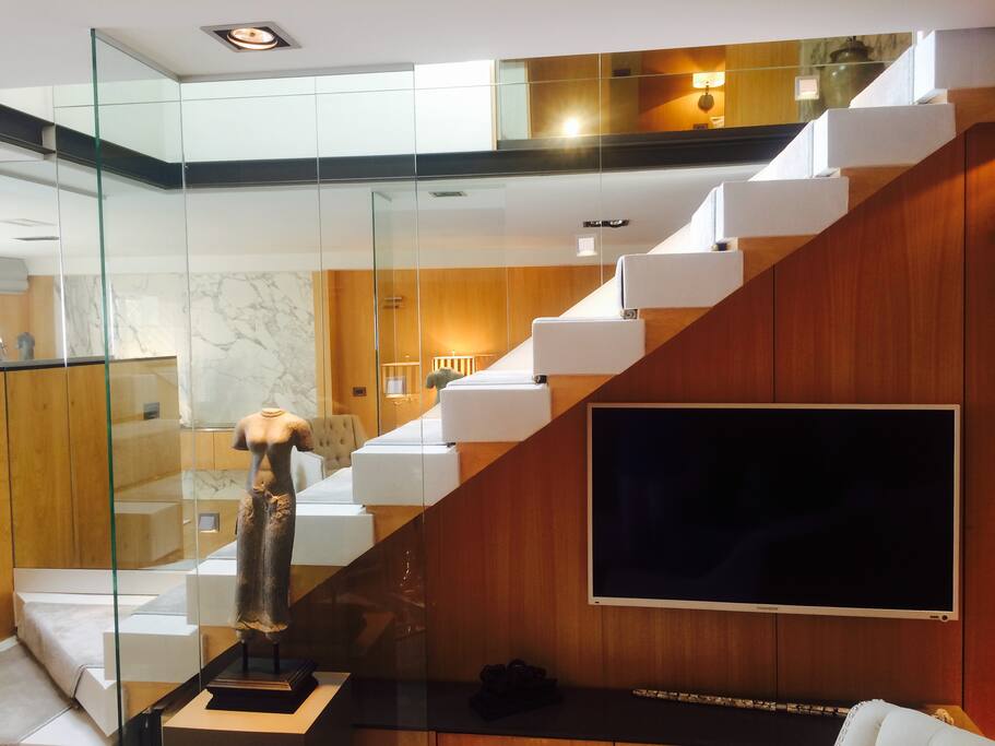 The stair way