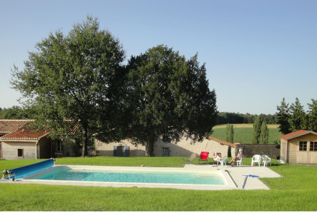 Sunny pool, open June-September
