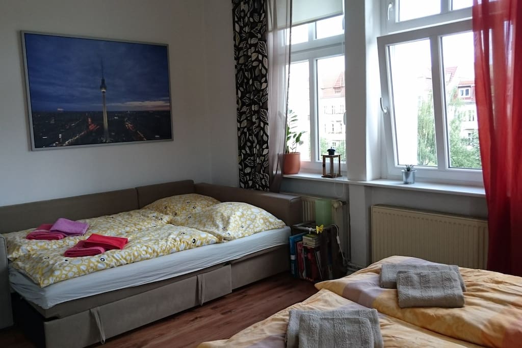 Sleeping next to the Tv-Tower :)