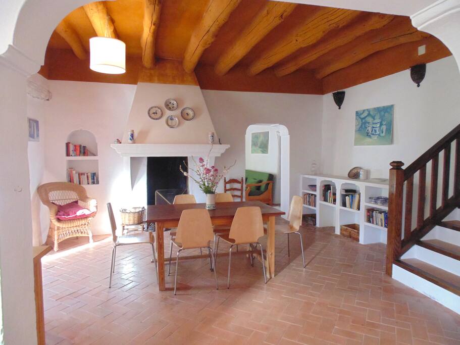 Espacio del comedor-cocina