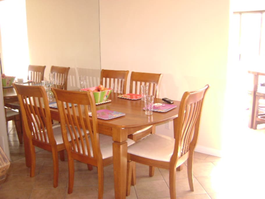 dining table and chairs