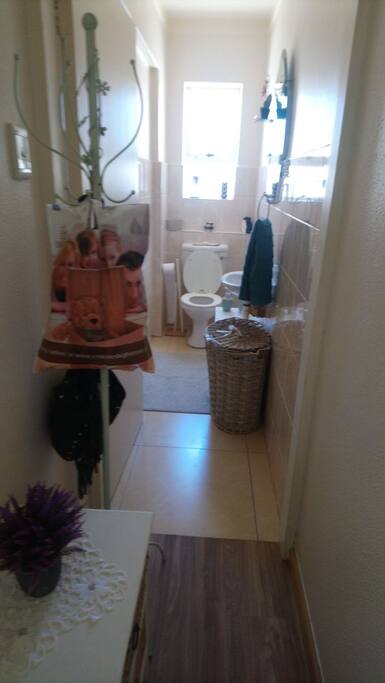 Toilet downstairs - near the house entrance.