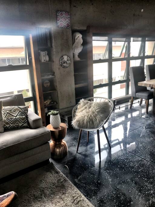 Floor to (almost ;) ceiling windows