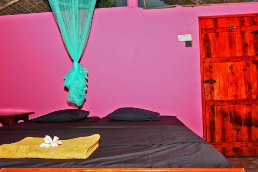 Mosquito nets are always provided