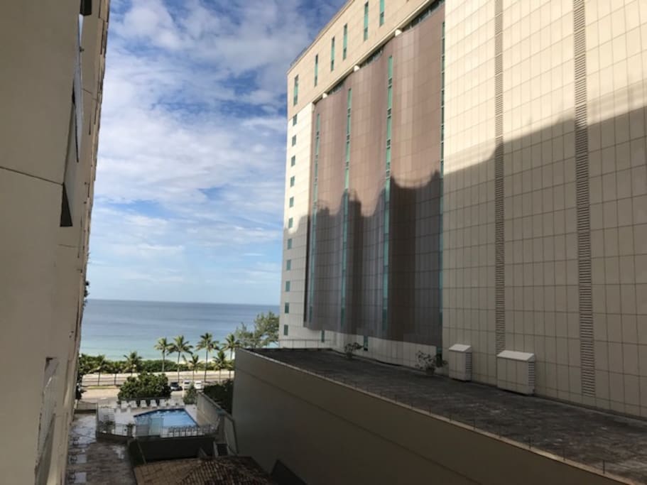 Vista da sacada do Apartamento