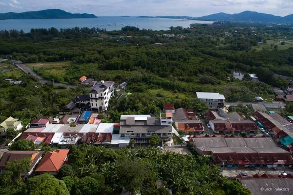 Our place is at the central of this pic with wonderful nature environment.