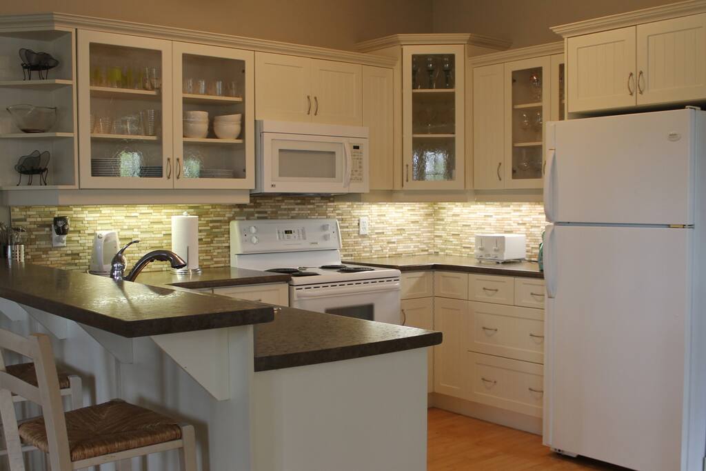 Chef's Kitchen at the Heart of this Cottage