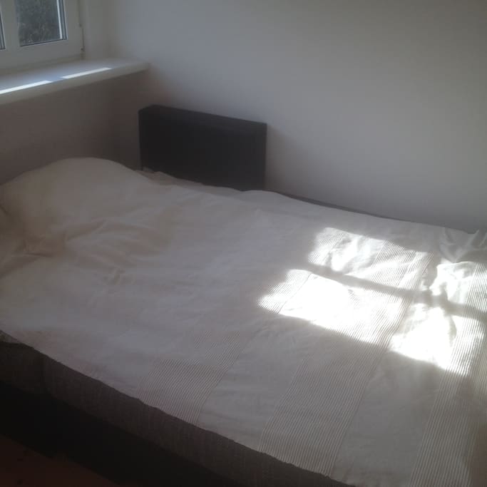 your bed in room No.1 = sunny room to the south, fresh renovated in 2015 !