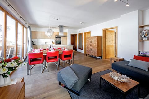 Luxury apartment 6 p Gerlos village, FREE WIFI!