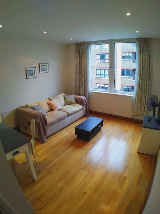 Living room, double sofa bed