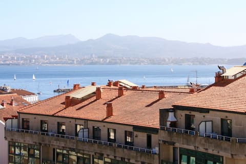 Duplex penthouse with 210 m²  garage and balconies