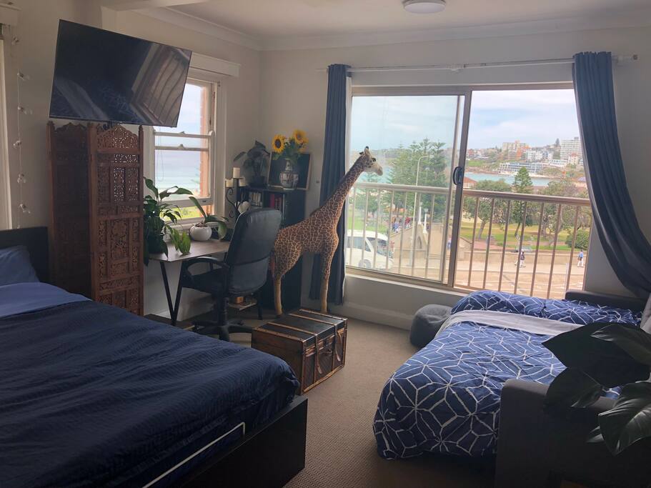 Master bedroom with sofa bed