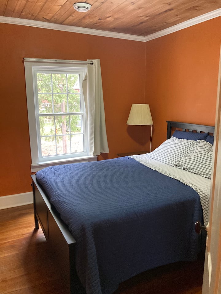 Bedroom with full size bed