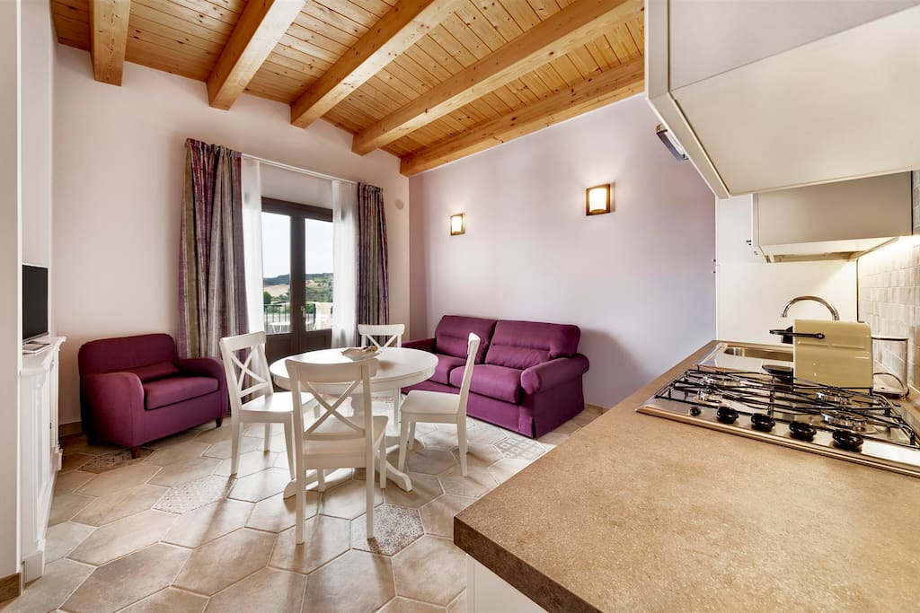 Cucina-soggiorno Appartamento Mediterraneo