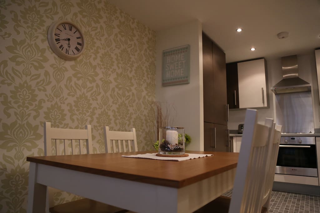 Breakfast / Dining room with kitchen facilities home away from home.