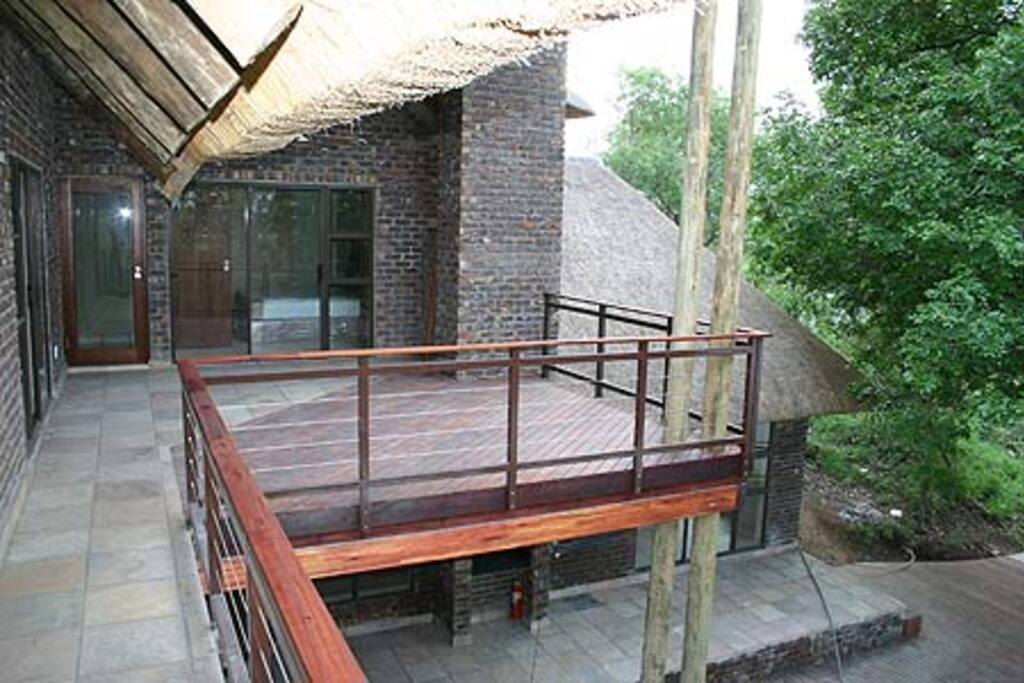 Upstairs balcony