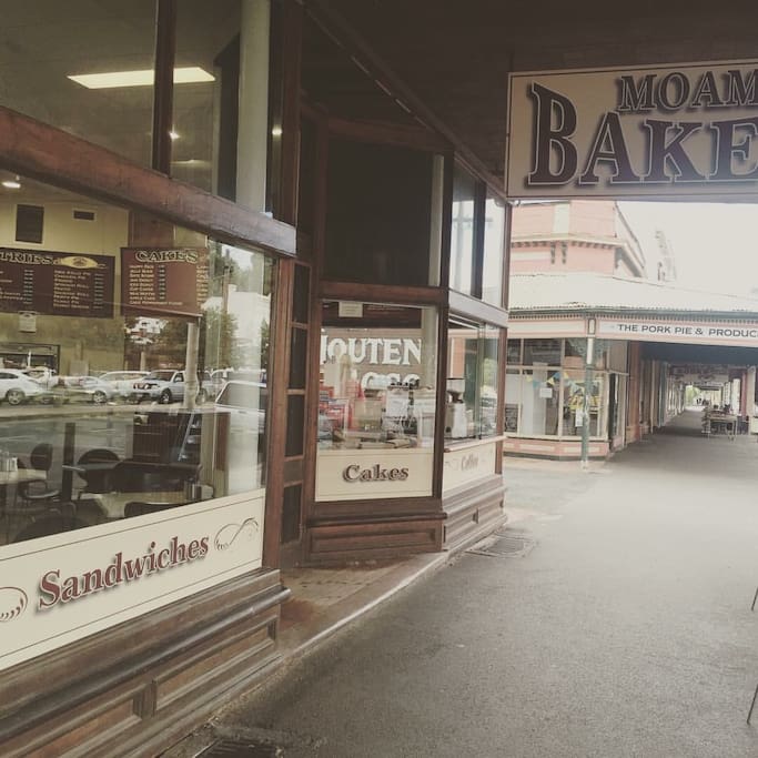 The Port is directly underneath Moama Bakery in High Street Echuca