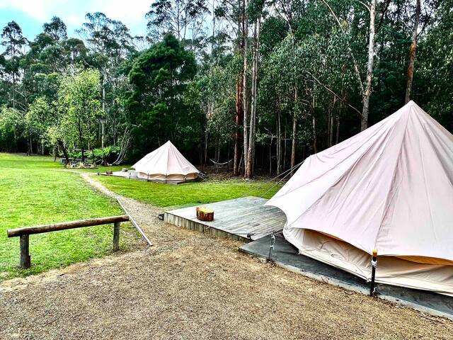 Base Glamp Bruny – Near Hotel Bruny, heated tents gallery image 3