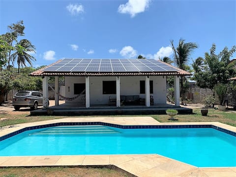 Cozy house beautiful pool and solar power