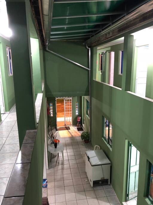 Hall para acesso aos quartos