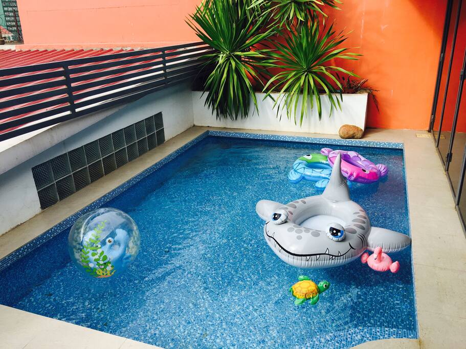 Private rooftop pool - a rare gem in Phnom Penh!