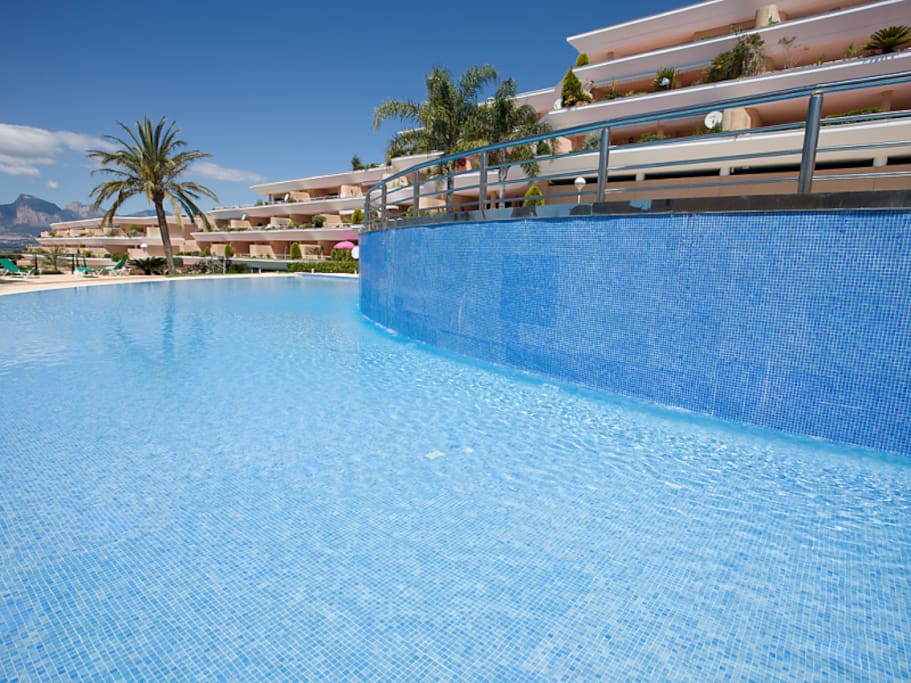 Enjoy the pools