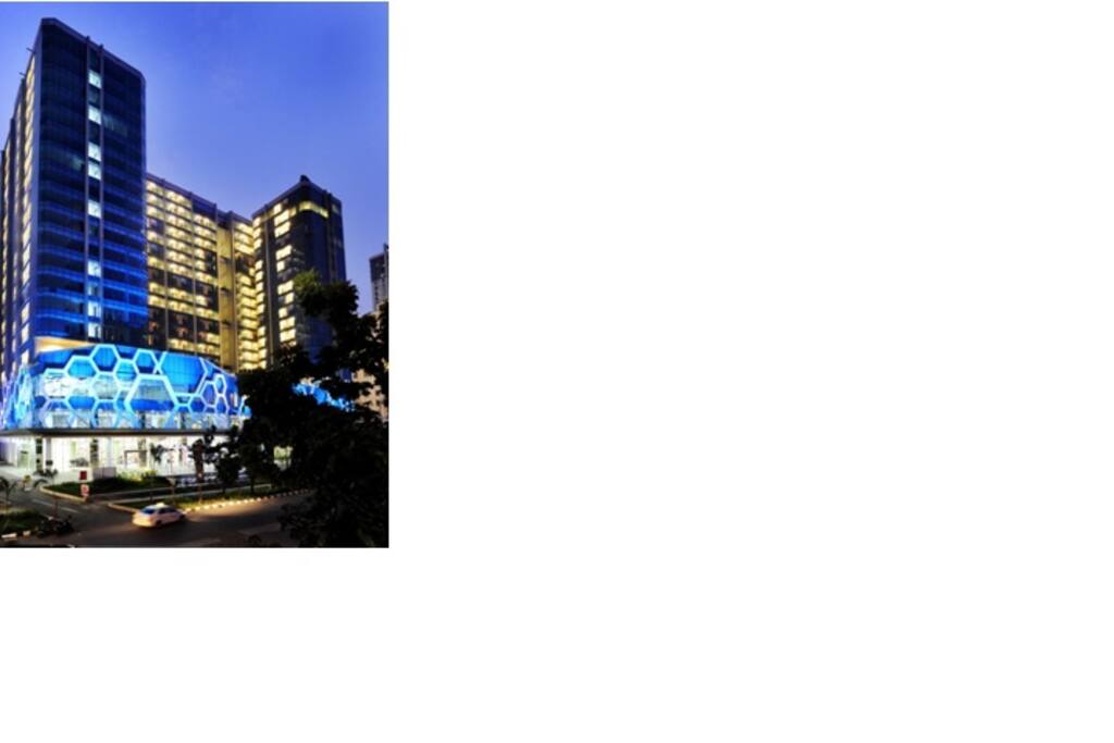 tampak depan condotel hive taman sari cawang , jakarta timur