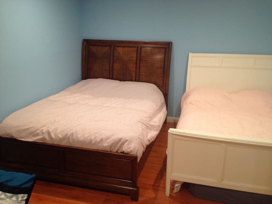 two bed one queen size another full size