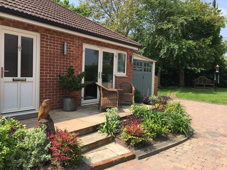 Dedicated patio for The Owls