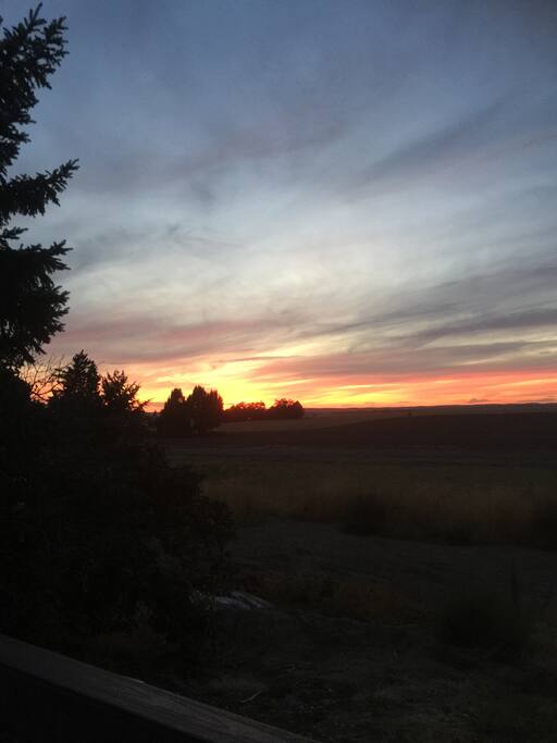 Sunset from our deck