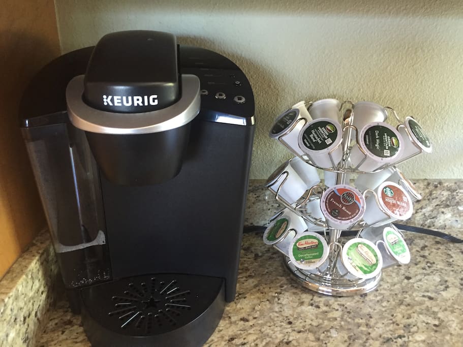 Keurig fully stocked for your morning
