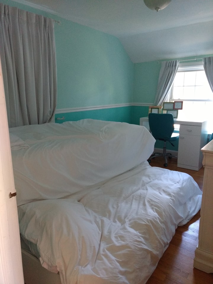 Dormitorio: cama doble y cama nido doble.