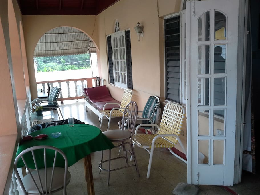 the balcony