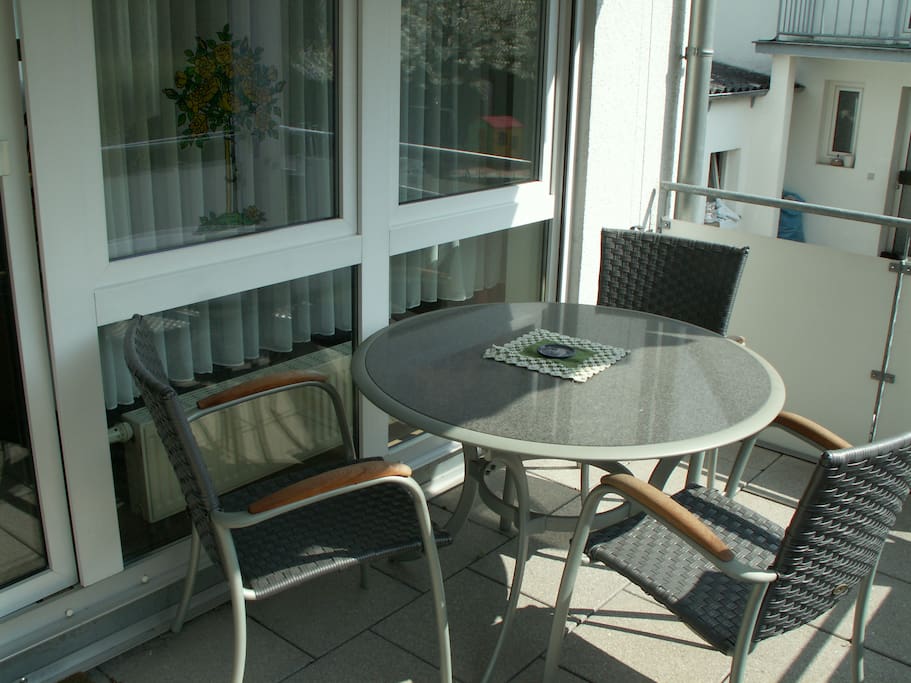 Sitzecke Balkon