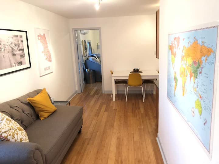 סלון / פינת אוכל עם מטבחון 