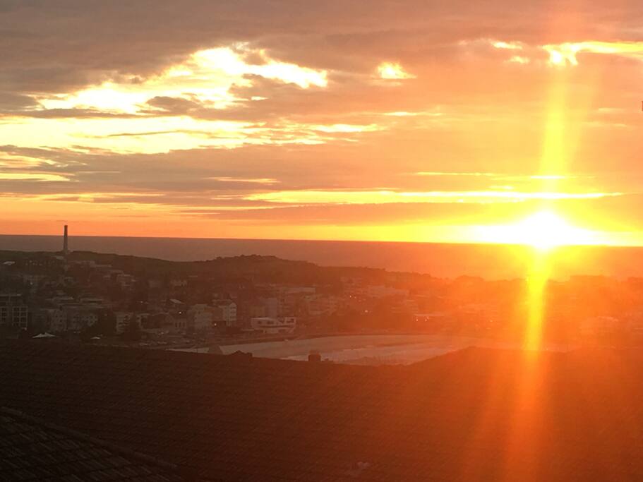 Sunrise from the balcony