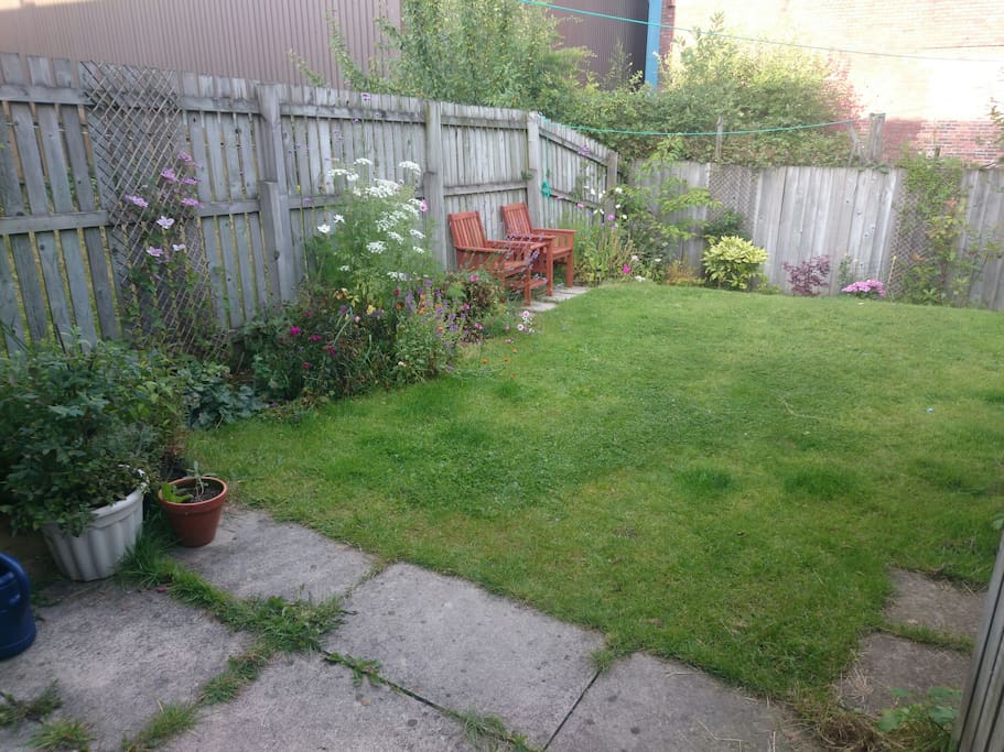 Private garden available for guest use