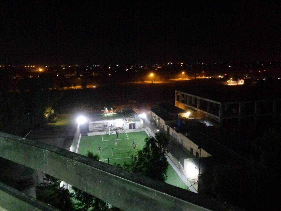 view from balcony