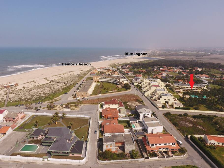 Condo, beach and lagoon