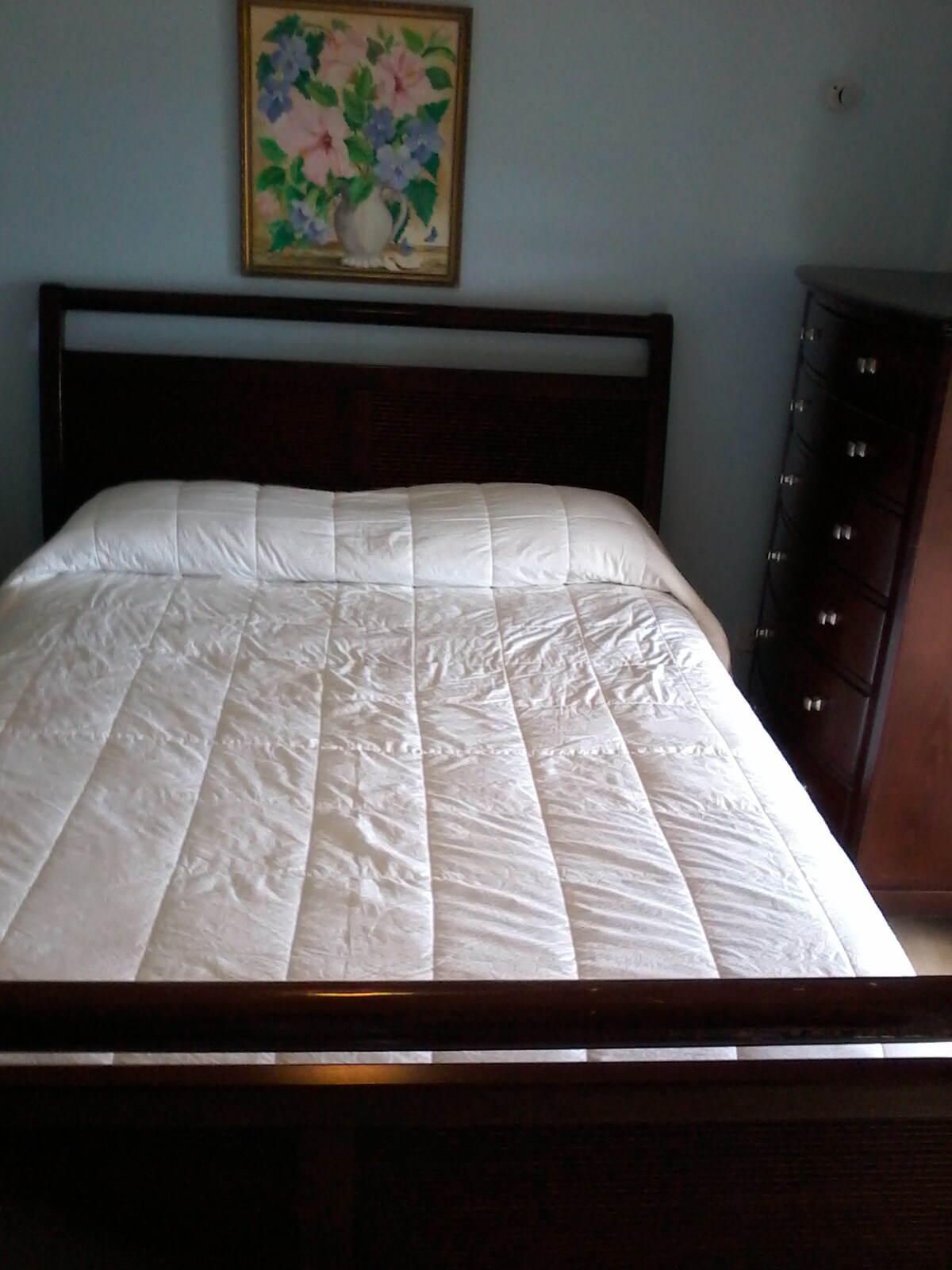 典型客房，配备标准双人床