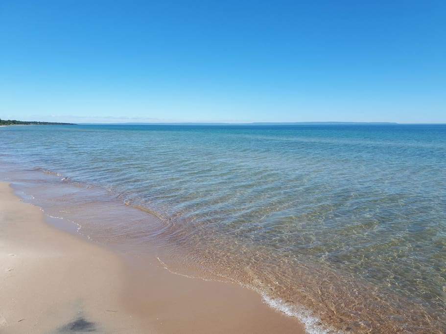 Beautiful, clean, sandy beach
