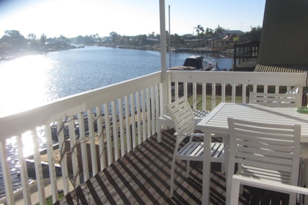 Balcony canal view