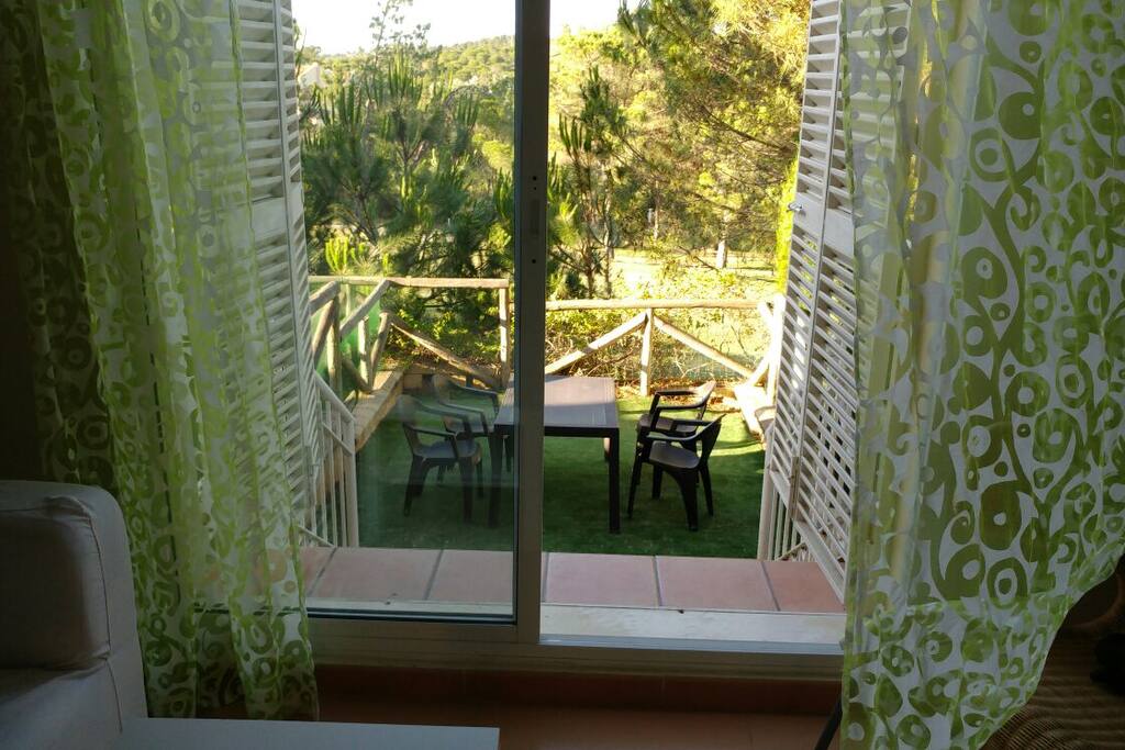 Jardin privado trasero