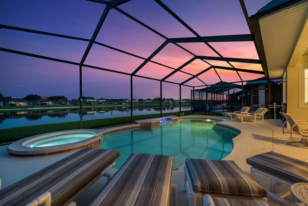 Mickey's Lakefront Villa at Sunset Lakes Houses for Rent in Kissimmee