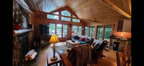 Hemlock Lakehouse! Boat, Snowmobile & Hike