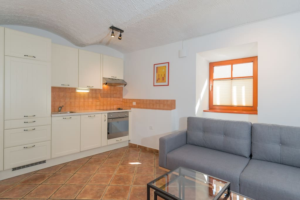 Villa Nebina - kitchen / living area