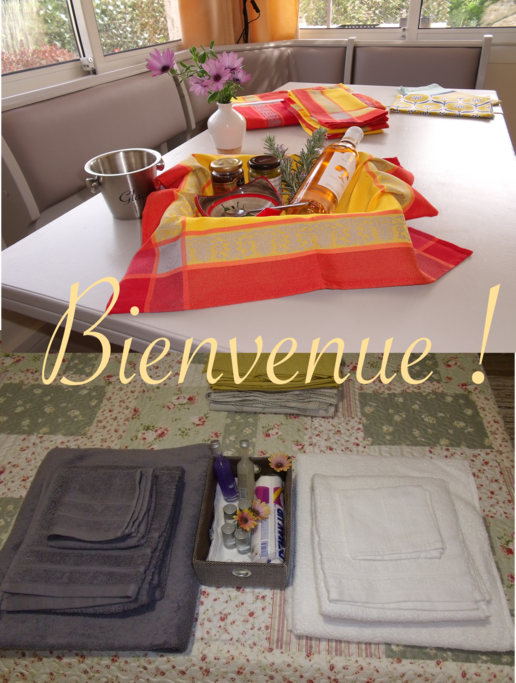 Apéritif de Bienvenue et Linge de Toilette